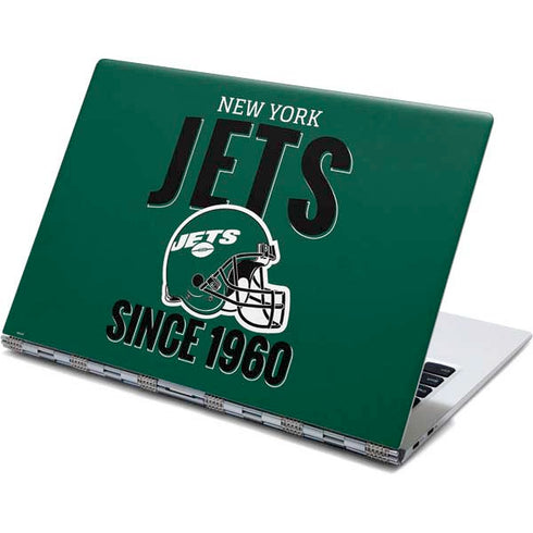 NFL New York Jets Helmet Yoga 910 2-in-1 14in Touch-Screen Skin
